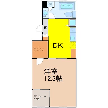 熱田神宮伝馬町駅 徒歩10分 2階の物件間取画像